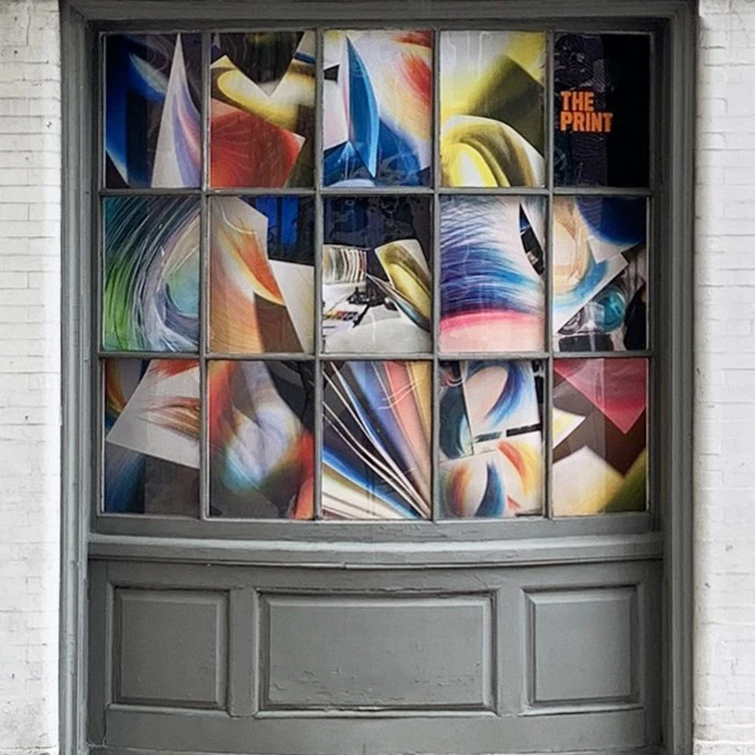 Lisa Blas: Dawn Studio (palettes on the run), Windows on Latimer