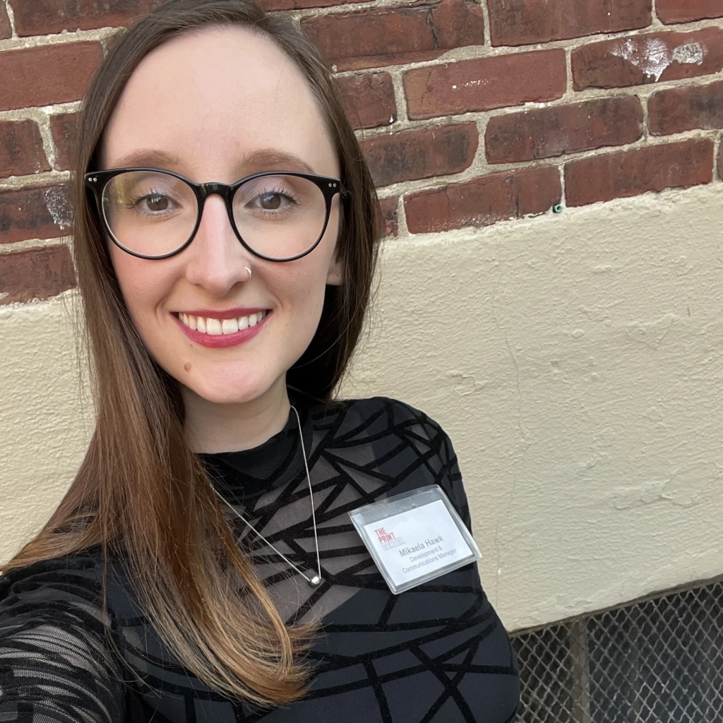 Portrait of Mikaela Hawk, Development & Communications Manager